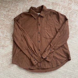 Madewell Oversized Boy Shirt Flannel